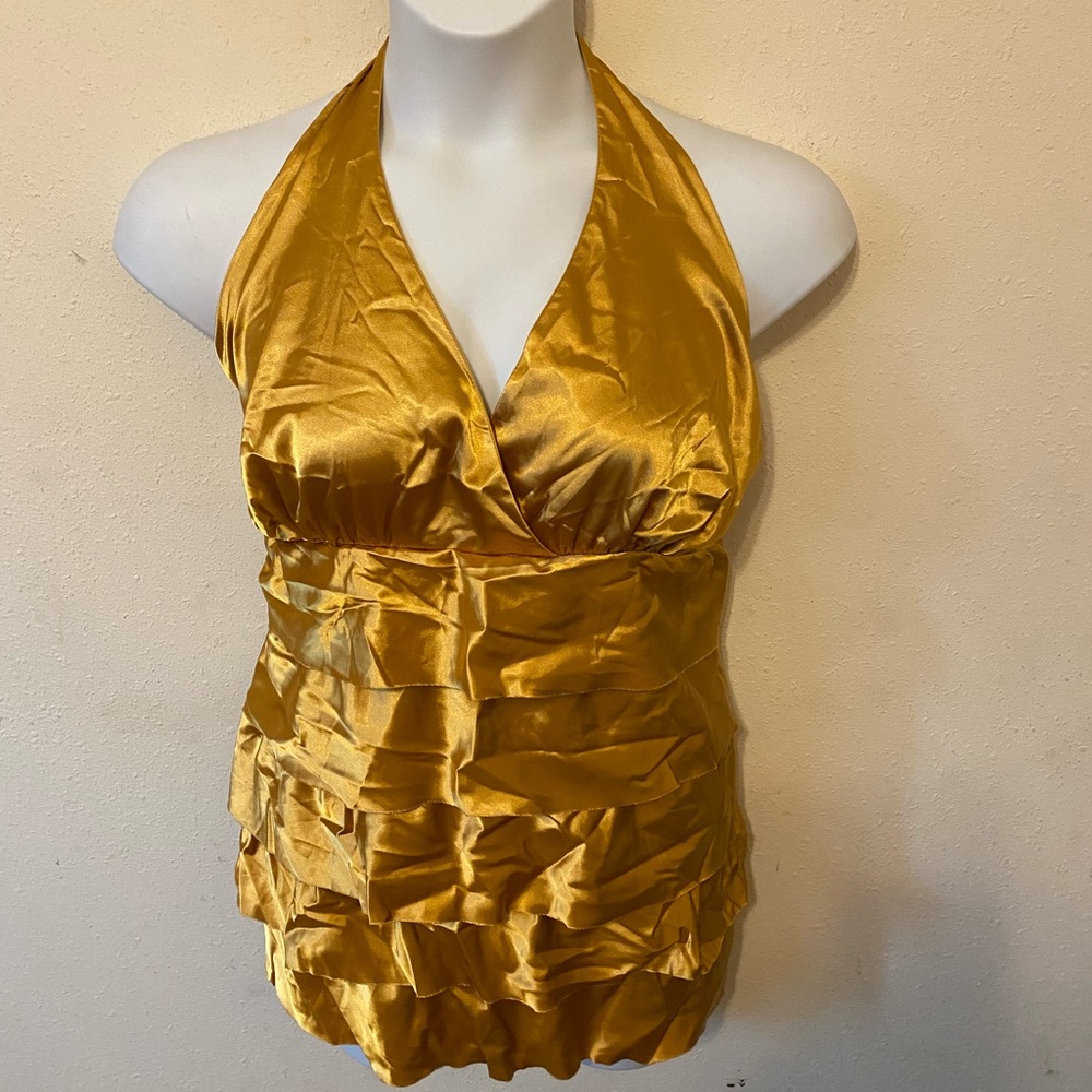 Vintage TORRID Ruffled halter top